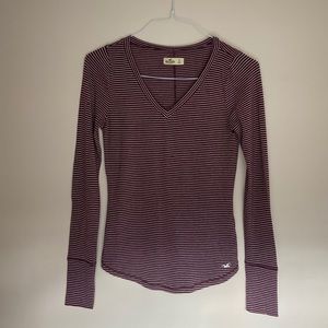 Hollister Long Sleeve Striped Shirt